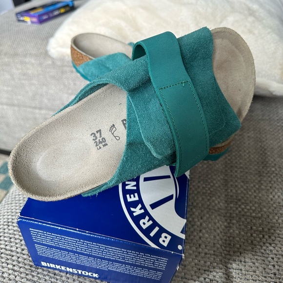 Birkenstock kyoto dark teal - Picture 1 of 3